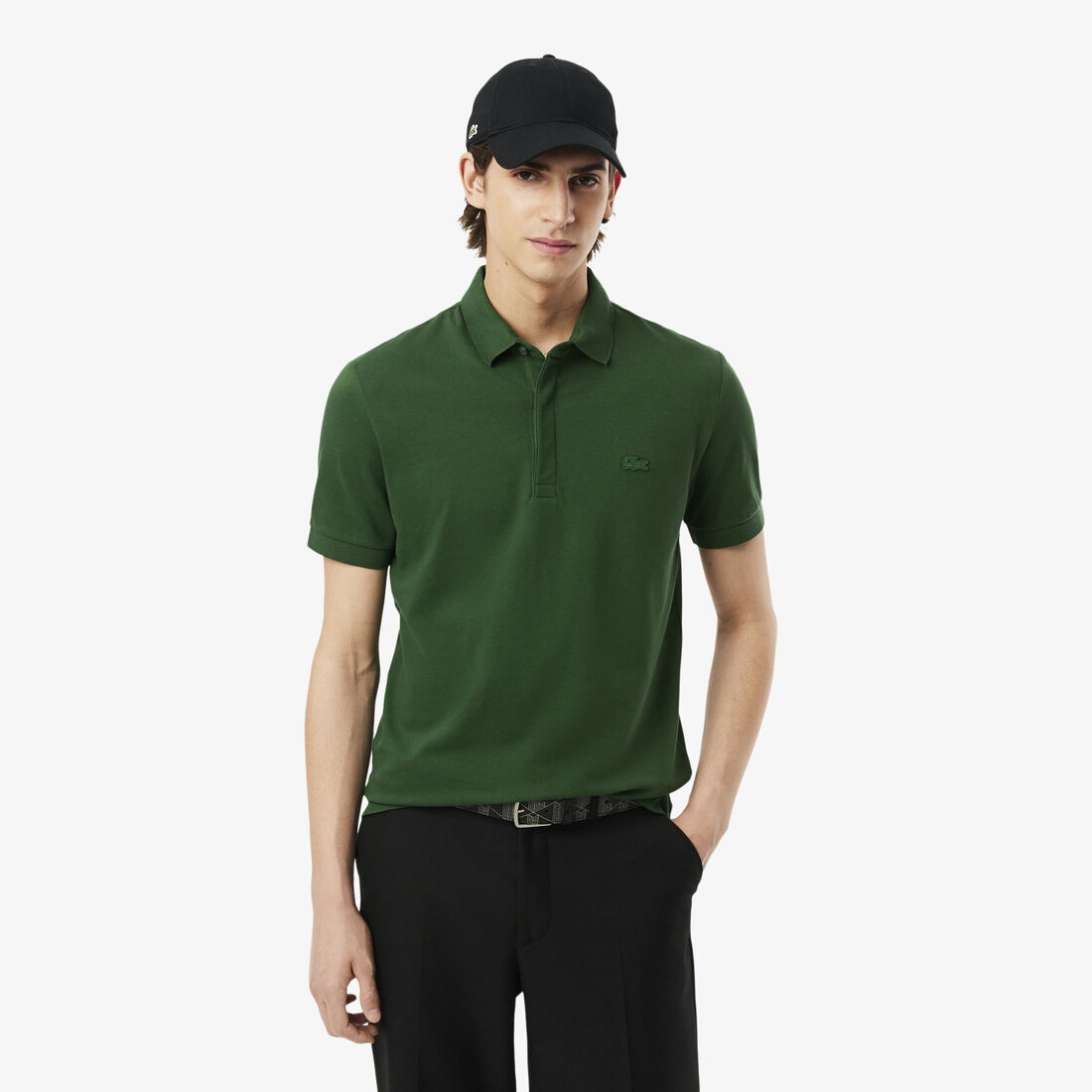 Regular Fit Paris Stretch Pique Polo Shirt