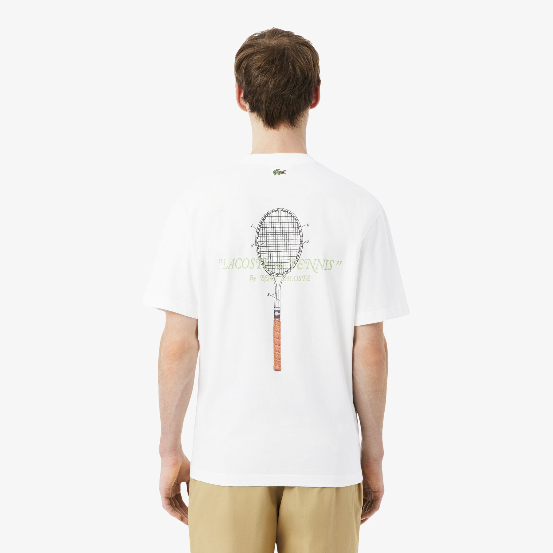 Embroidered Cotton T-shirt lacoste embroidered cotton t shirt