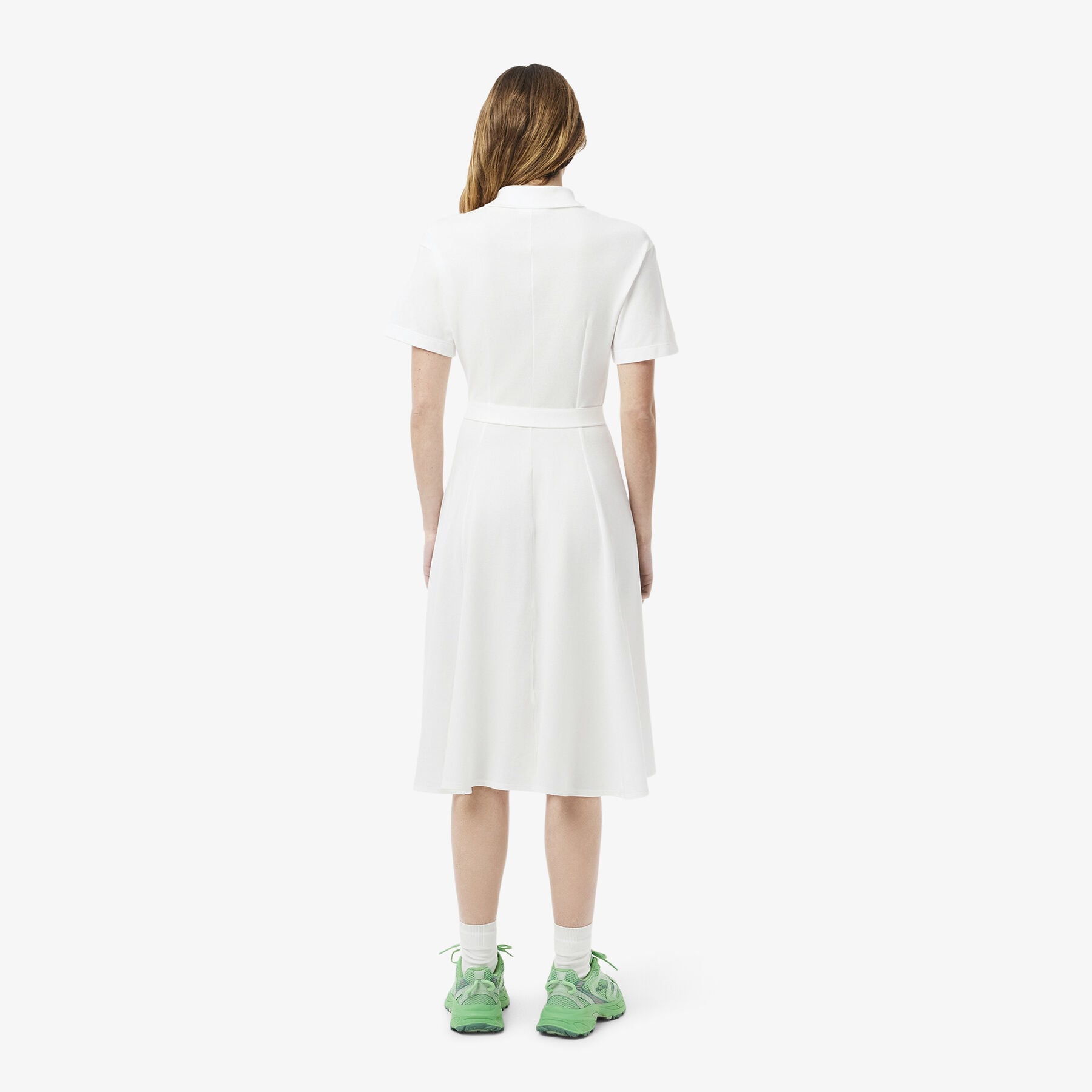 Flared Petit Pique Polo Dress Flared Petit Pique Polo Dress