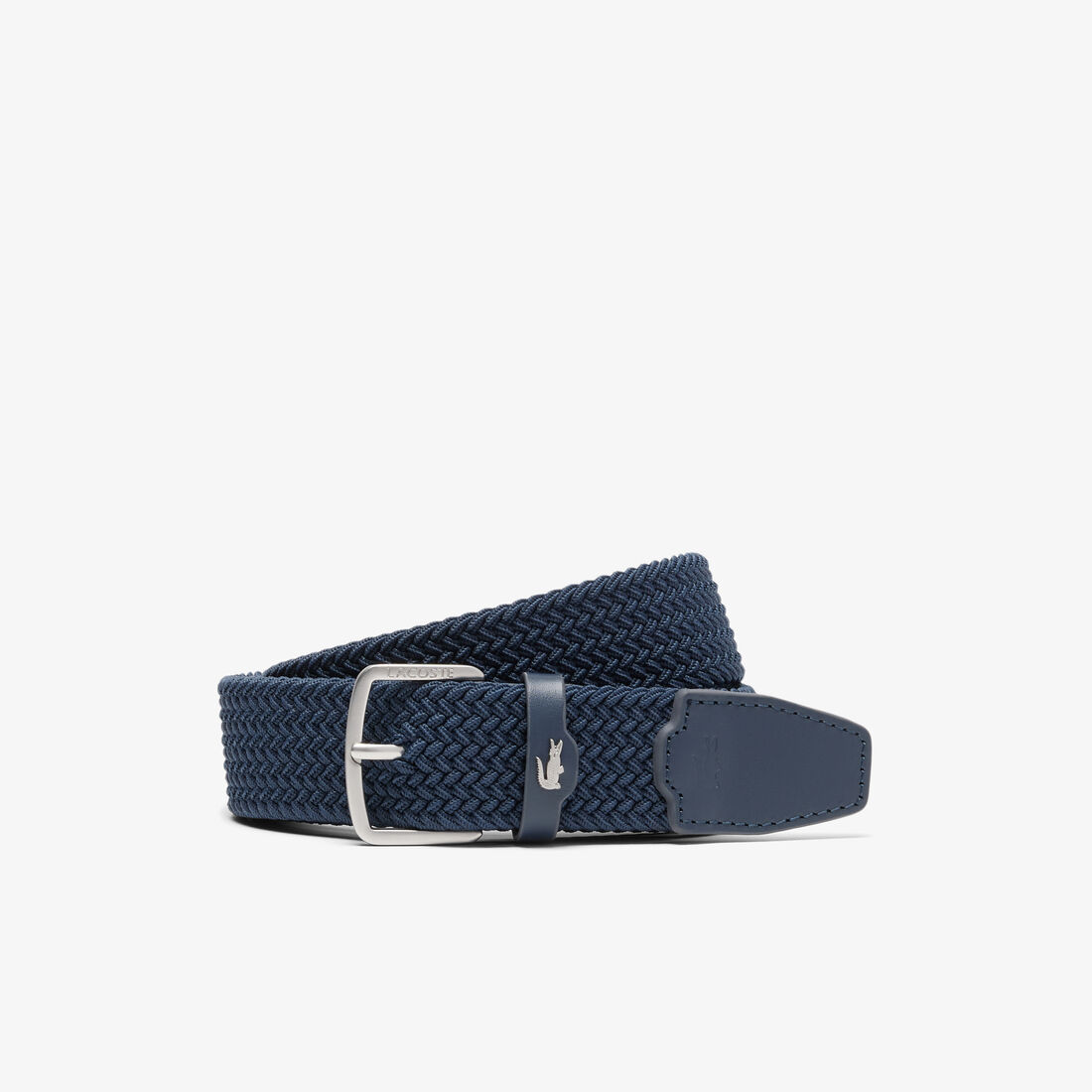 lacoste stretch canvas strap belt