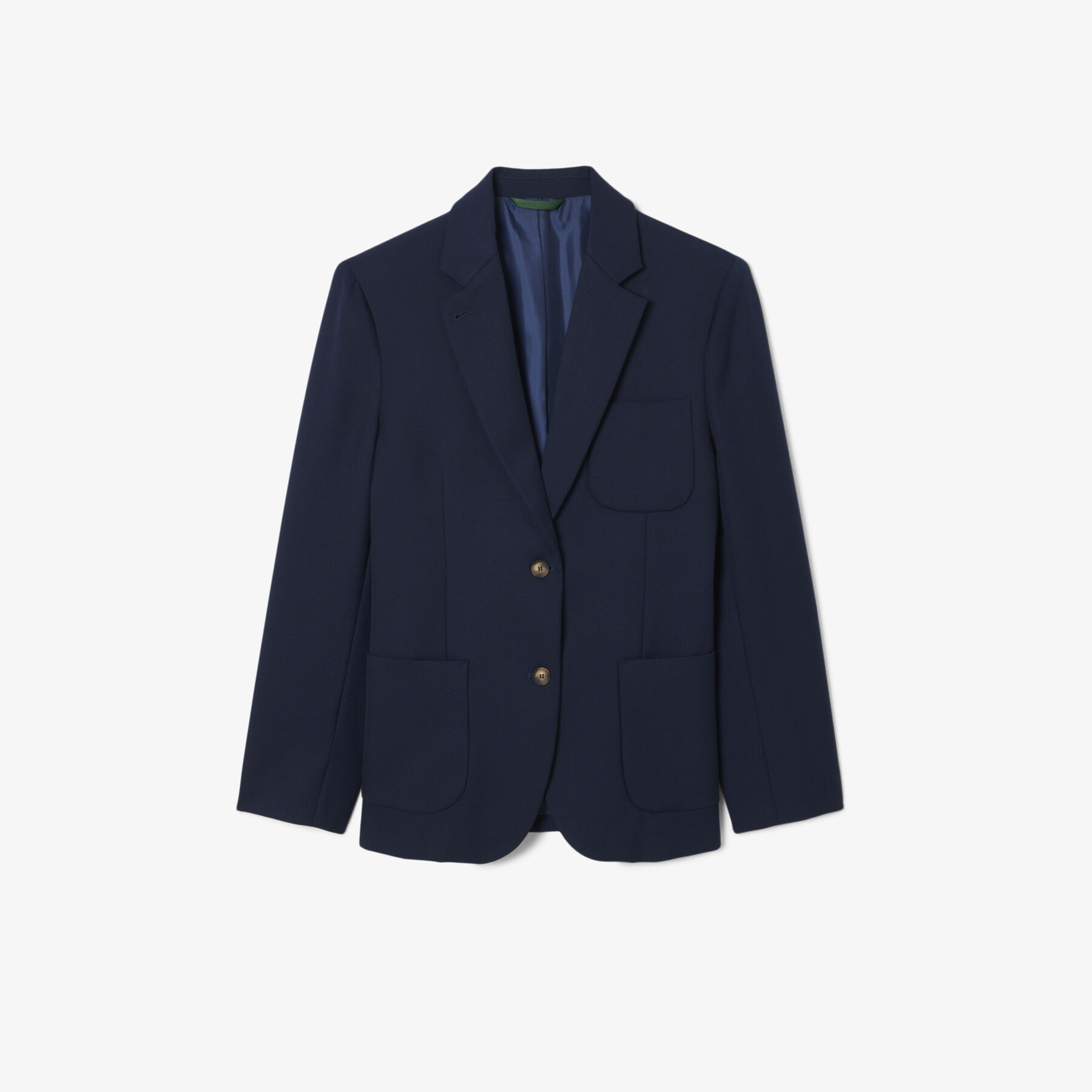 lacoste wool twill blazer