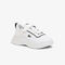 lacoste infants  court drive textile air mesh trainers