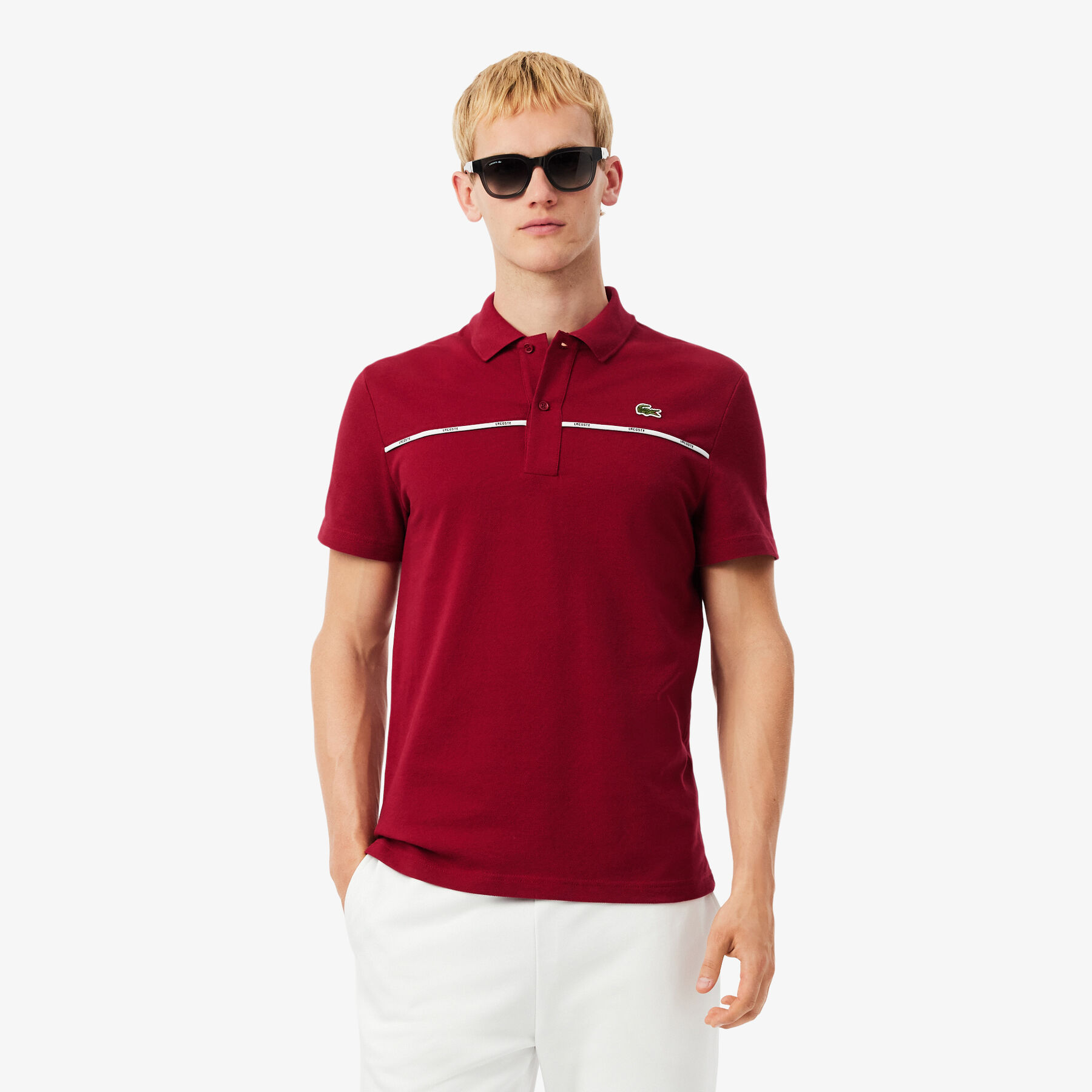 Regular Fit Logo Trim L.12.12 Polo Shirt lacoste regular fit logo trim l 12 12 polo shirt