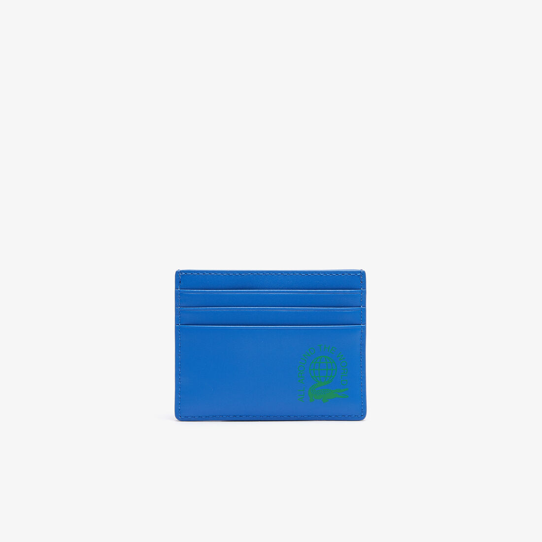 Unisex Lacoste Color-Block Nautical Print Card Holder Unisex Lacoste Color-Block Nautical Print Card Holder
