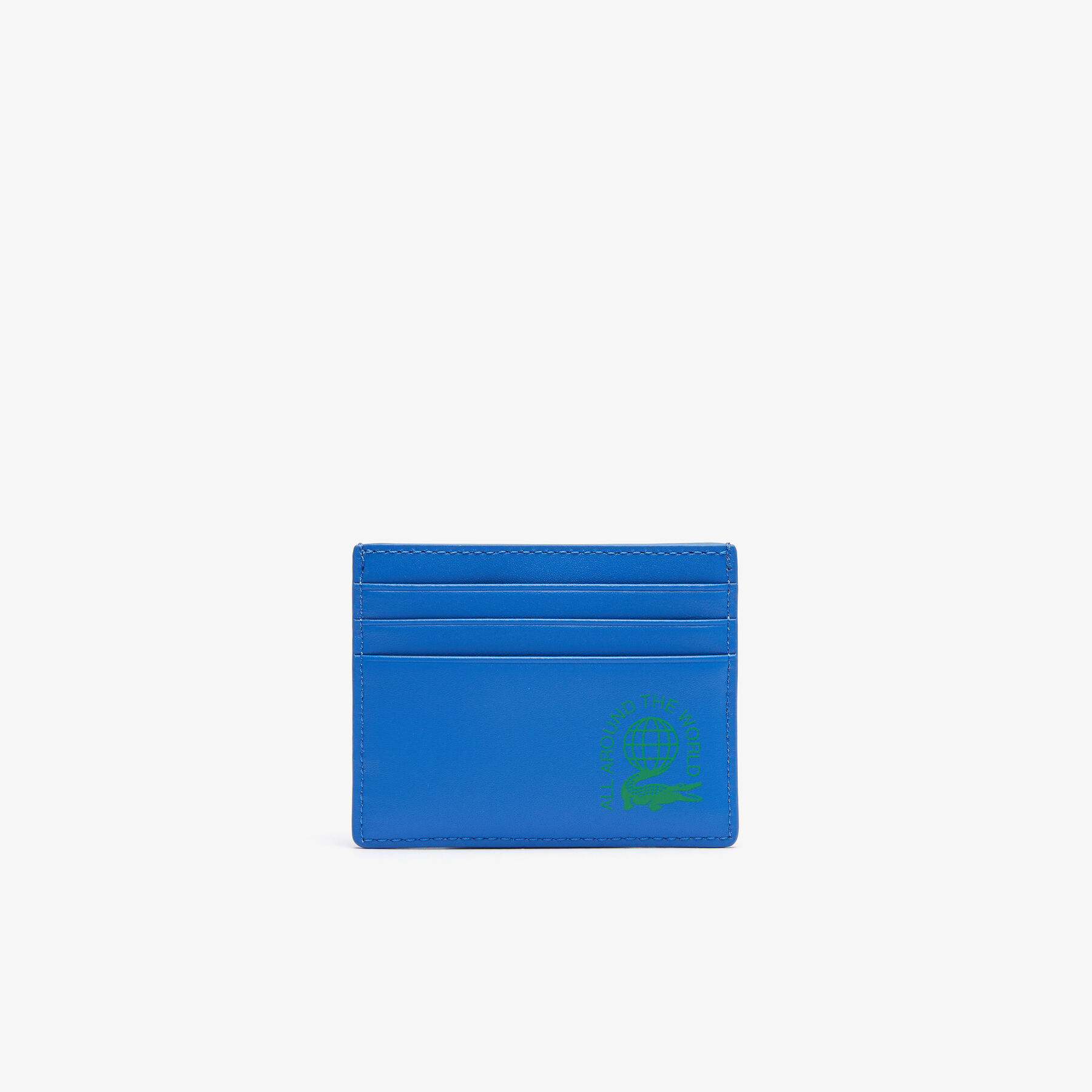 Unisex Lacoste Color-Block Nautical Print Card Holder unisex lacoste color block nautical print card holder