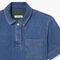 Oversized Lightweight Denim Polo Shirt Oversized Lightweight Denim Polo Shirt