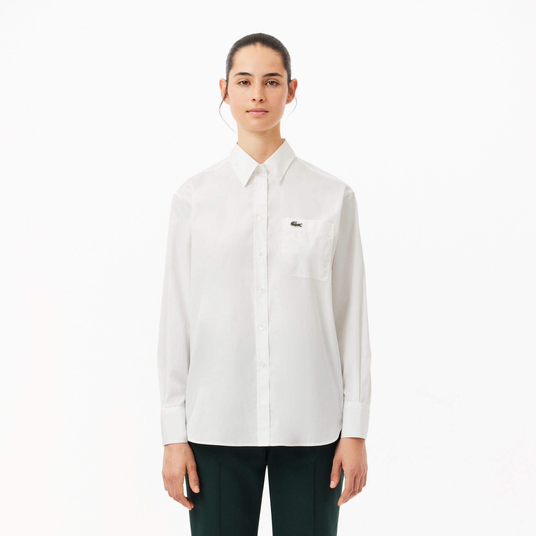 Oversized Fit Cotton Poplin Shirt Oversized Fit Cotton Poplin Shirt