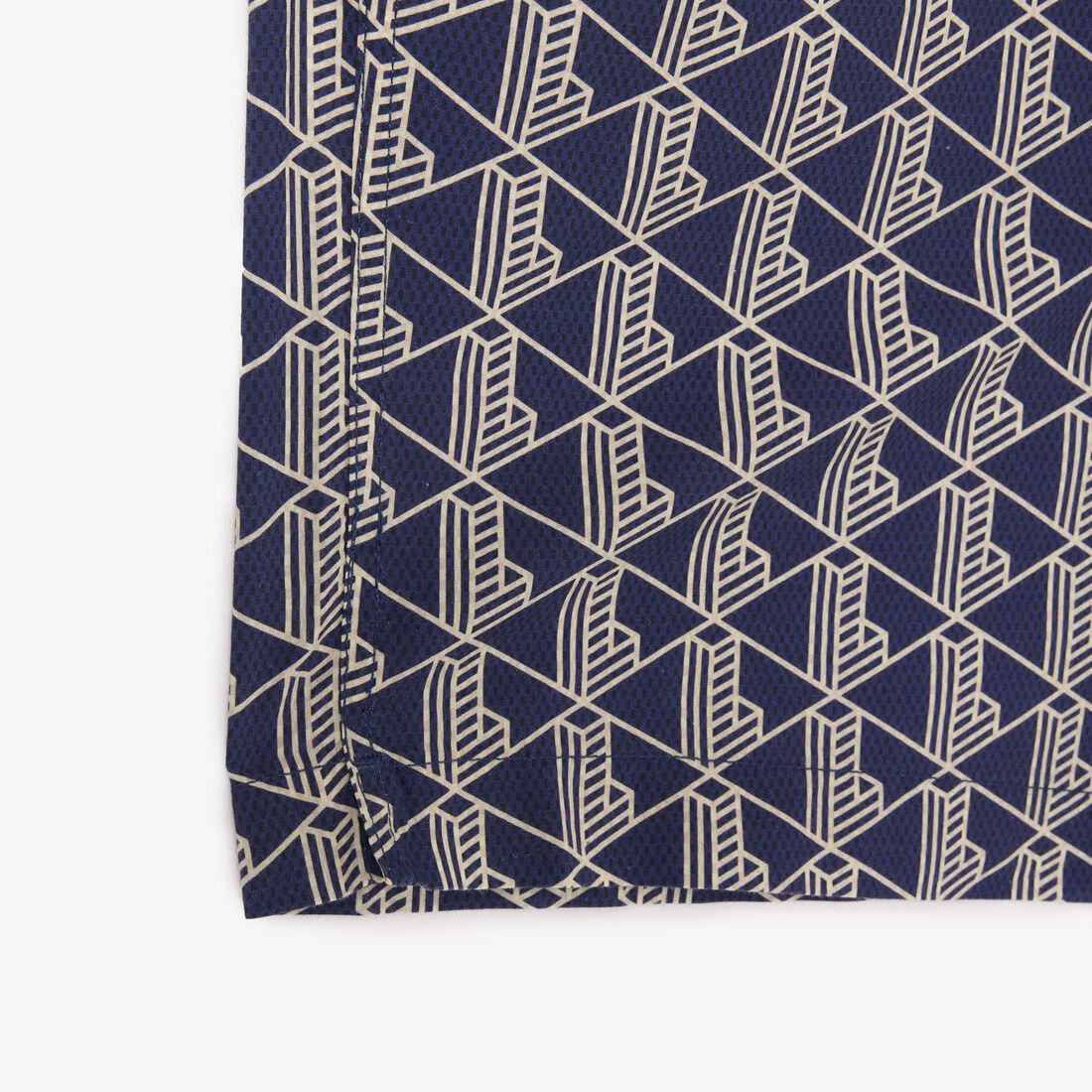 Short Sleeved Monogram Print Shirt Short Sleeved Monogram Print Shirt