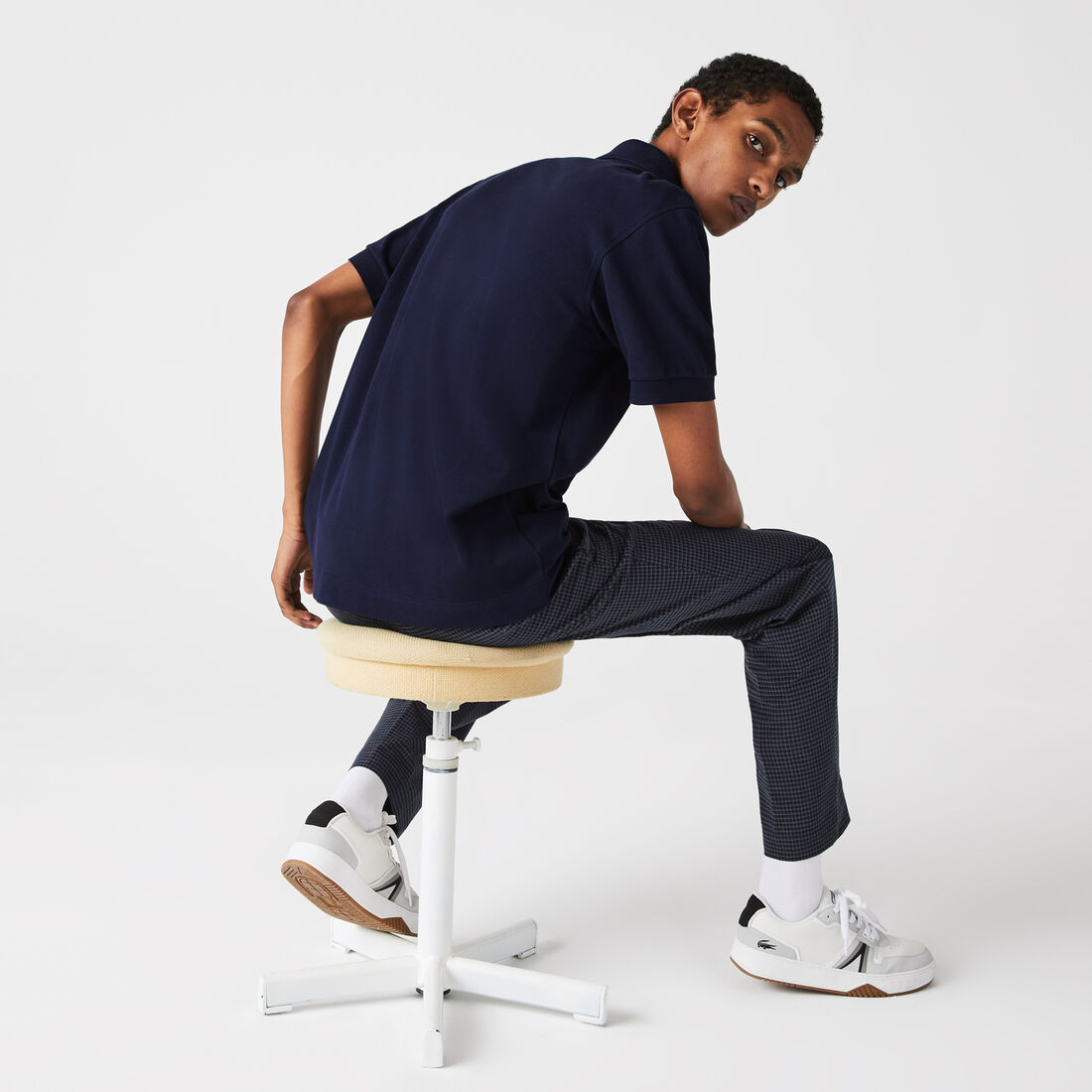 Men's Lacoste Made in France Classic Fit Organic Cotton Polo Shirt Men's Lacoste Made in France Classic Fit Organic Cotton Polo Shirt