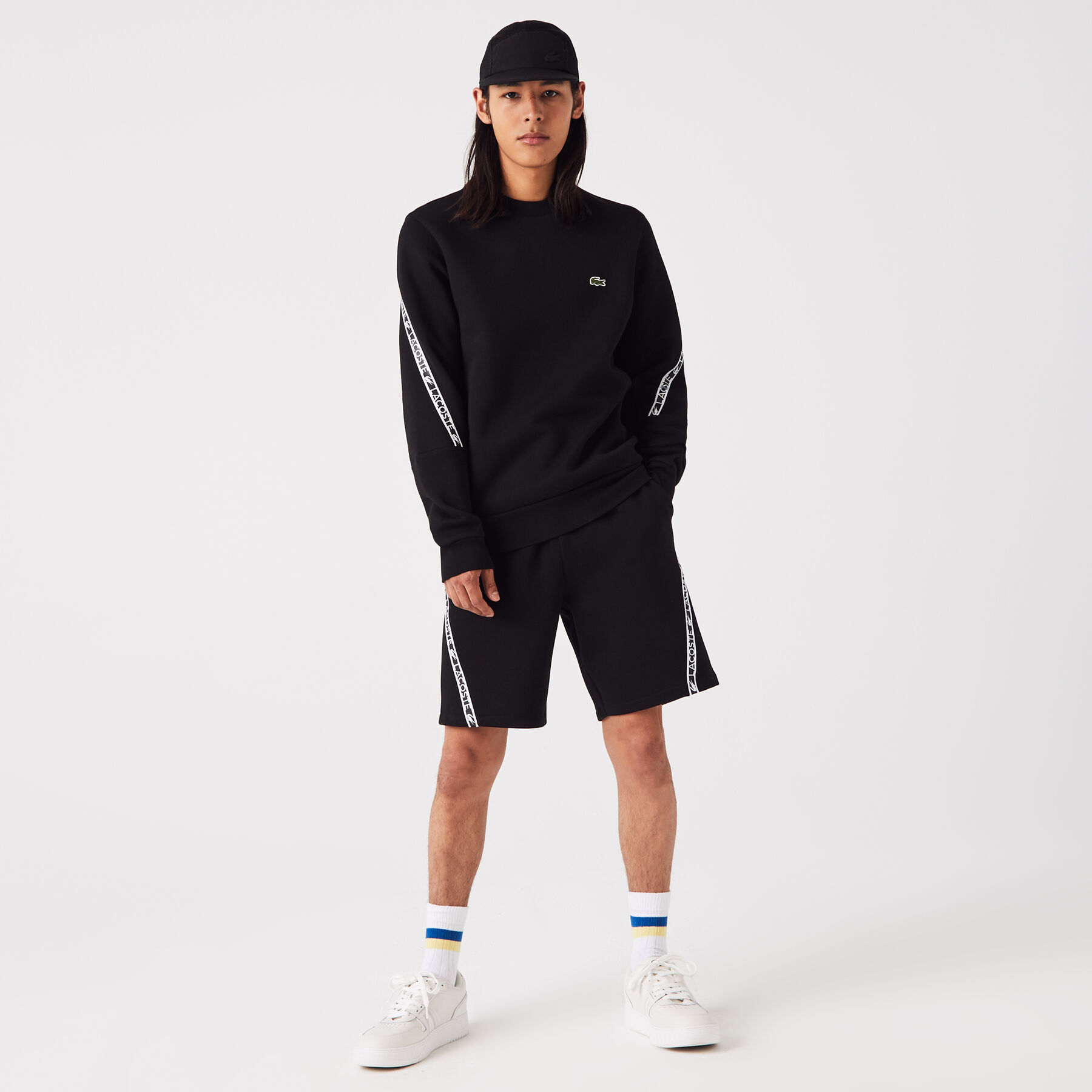 Men's Lacoste Classic Fit Branded Sweatshirt men s lacoste classic fit branded sweatshirt