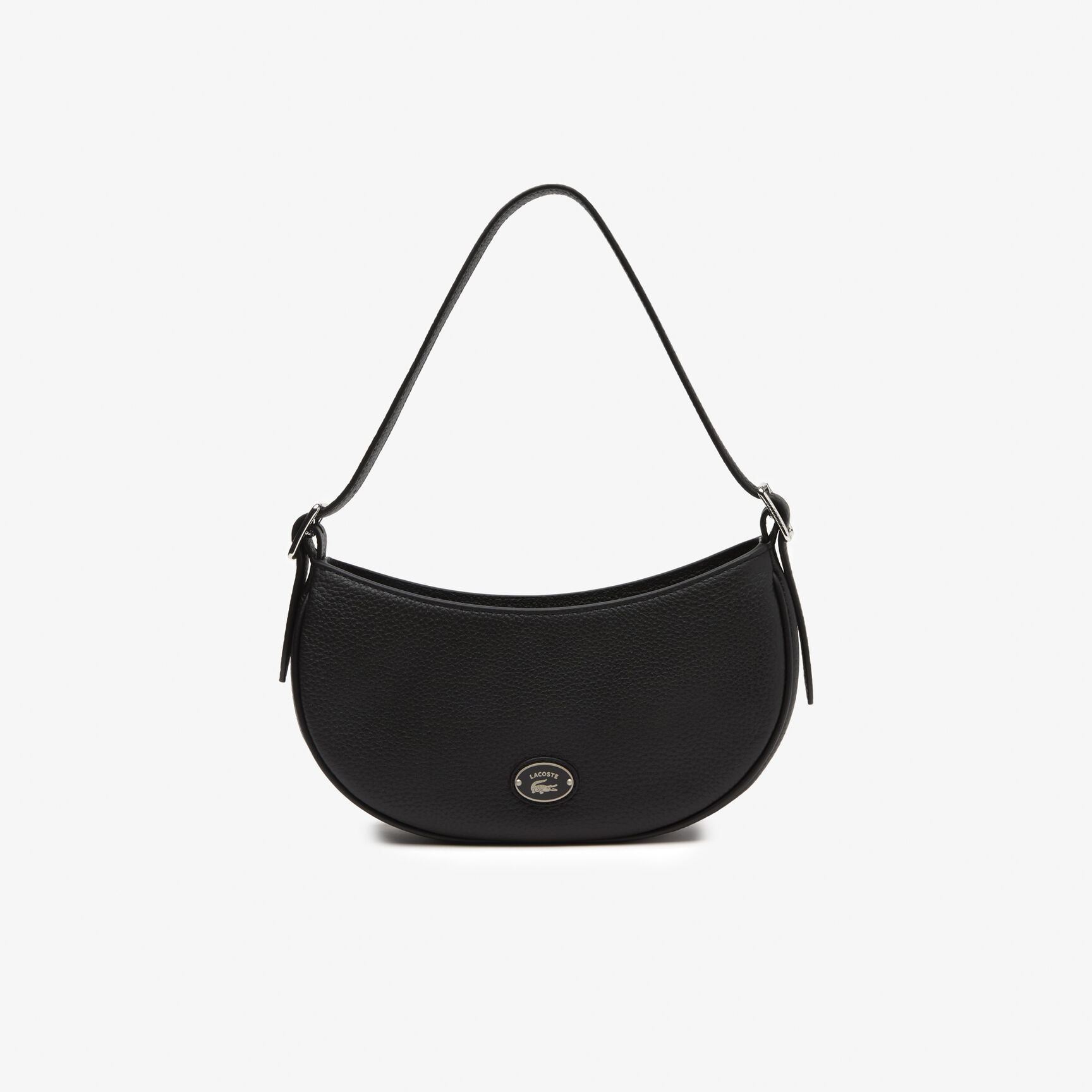 Women's Lacoste Top Grain Leather Halfmoon Bag 