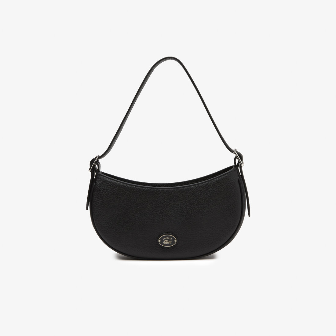 Women's Lacoste Top Grain Leather Halfmoon Bag 