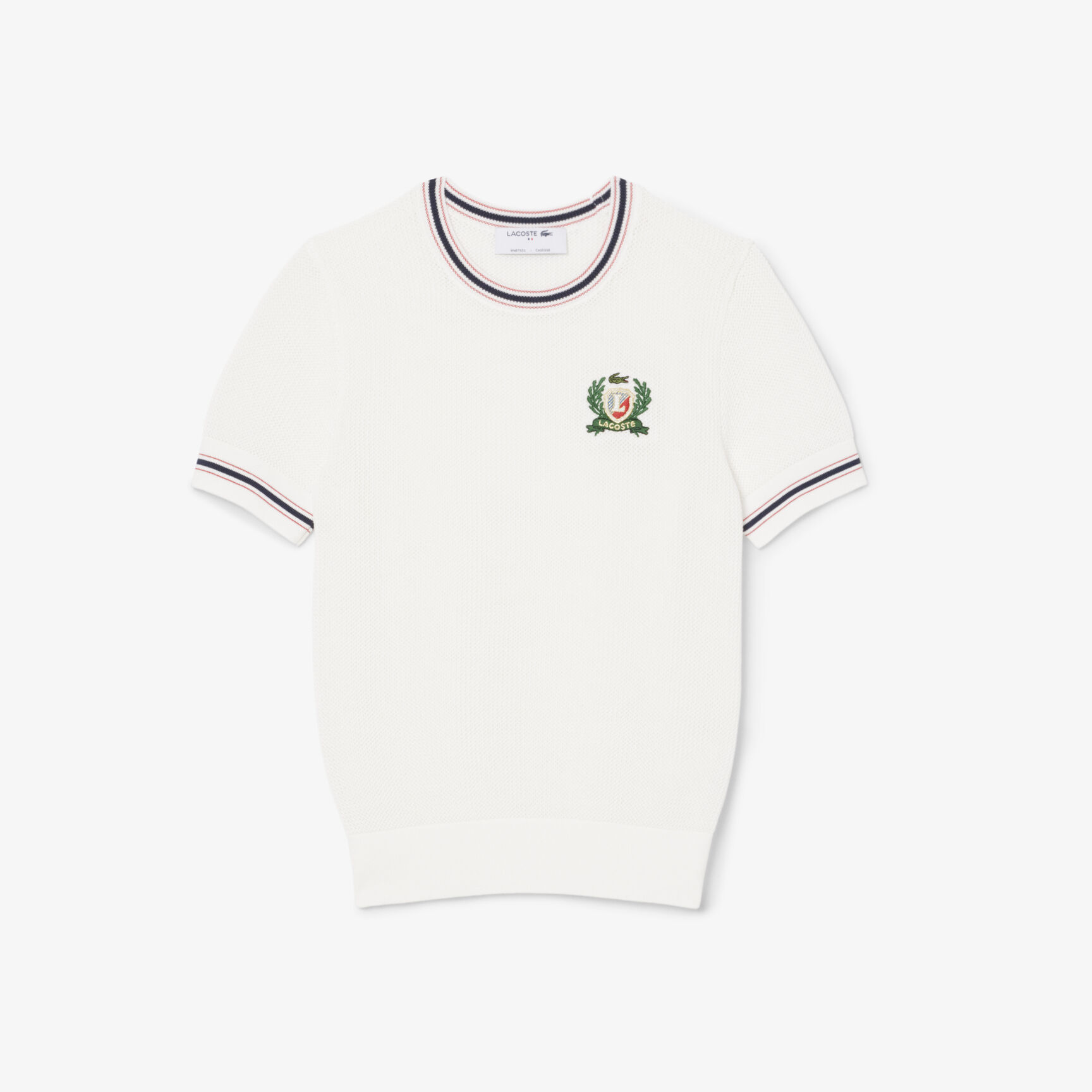 French Made Embroidered Shield Sweater French Made Embroidered Shield Sweater