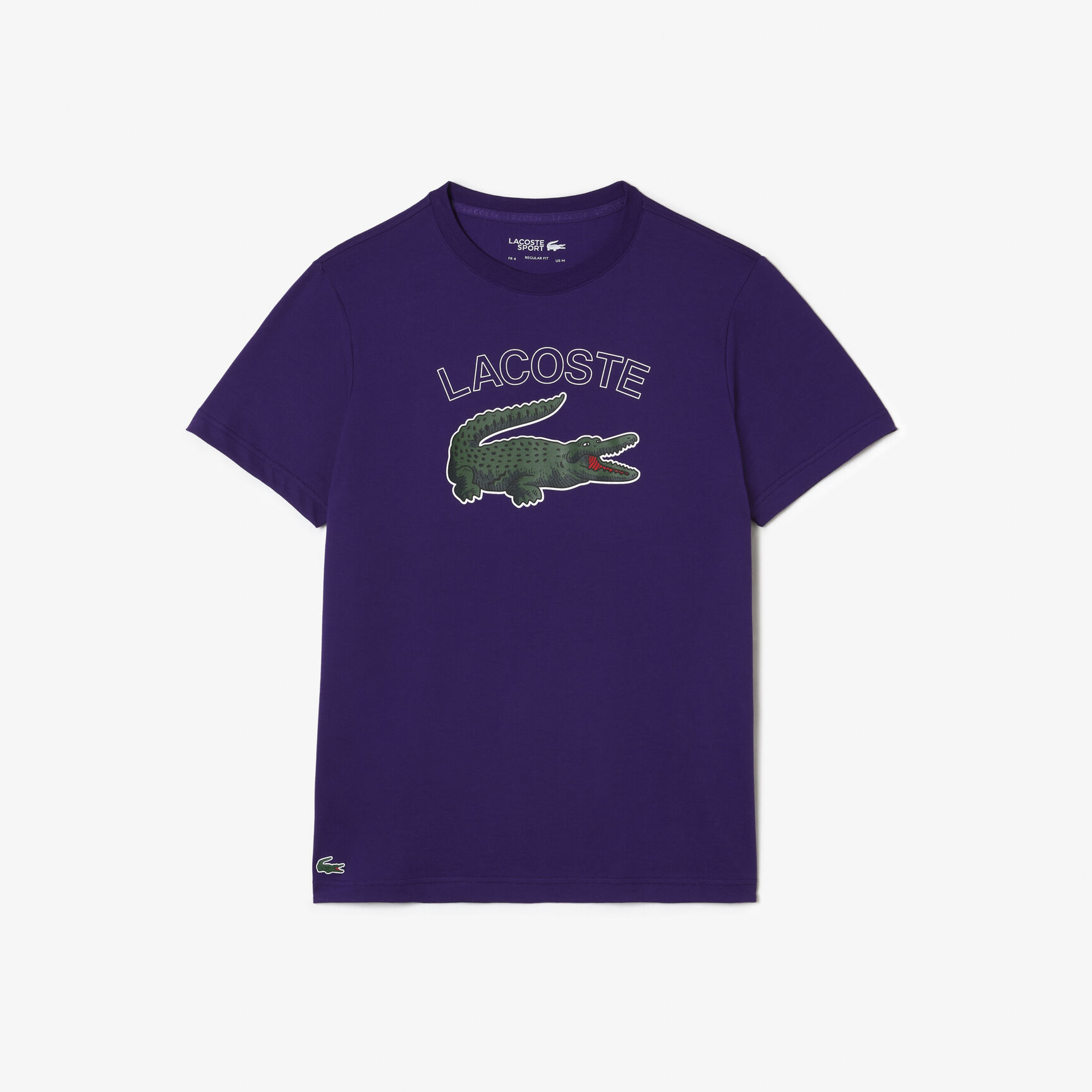 تيشيرت جيرسيه بطبعة تمساح للرجال مجموعة Lacoste SPORT