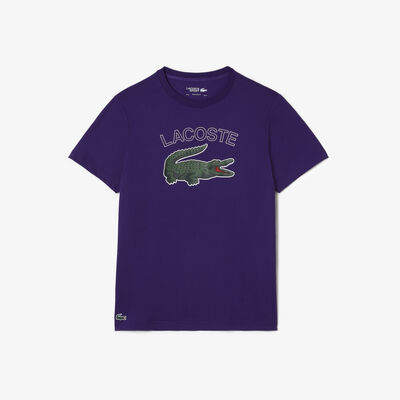 Men's Lacoste Sport Crocodile Print Jersey T-shirt