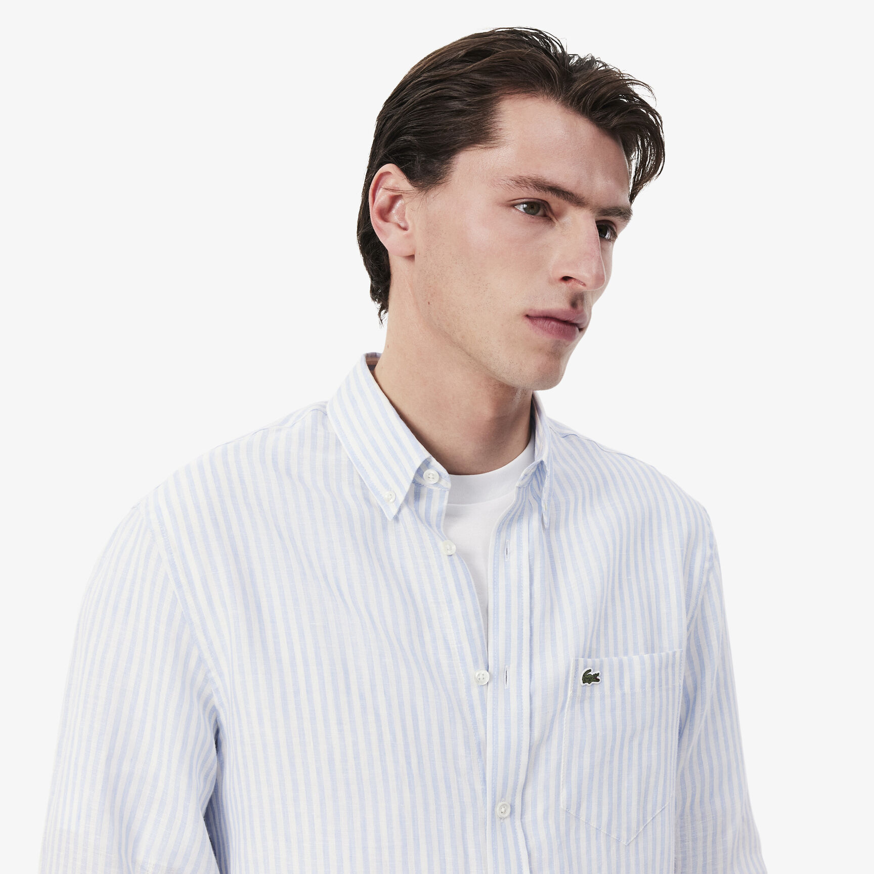 Regular Fit Striped Linen Shirt