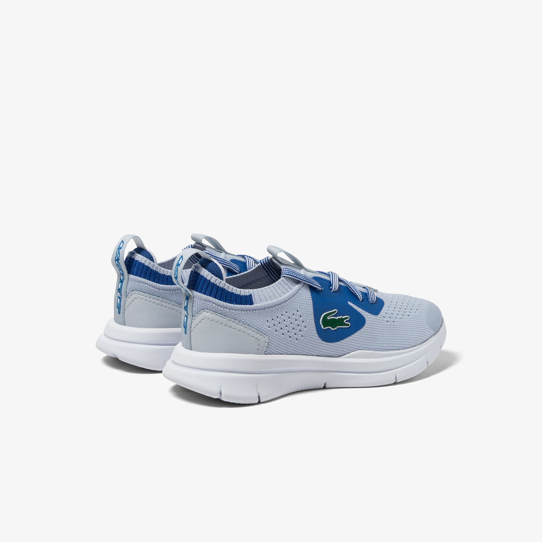 Children's Lacoste Run Spin Knit Textile Trainers