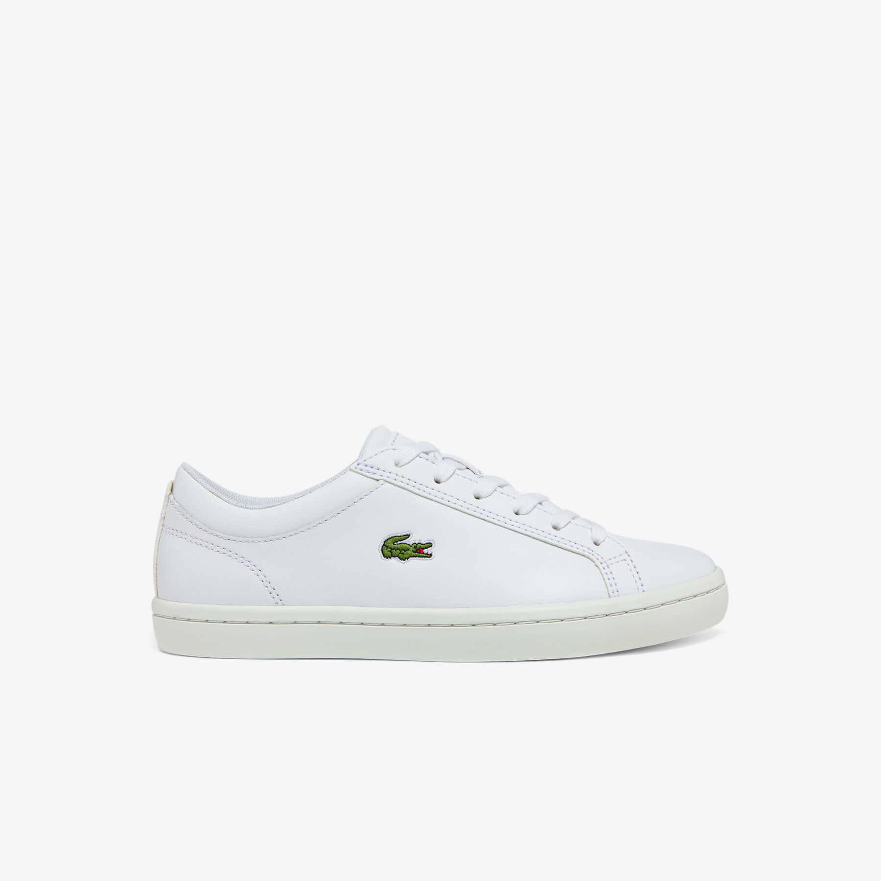 Women's Straightset Leather Trainers lacoste women s straightset leather trainers