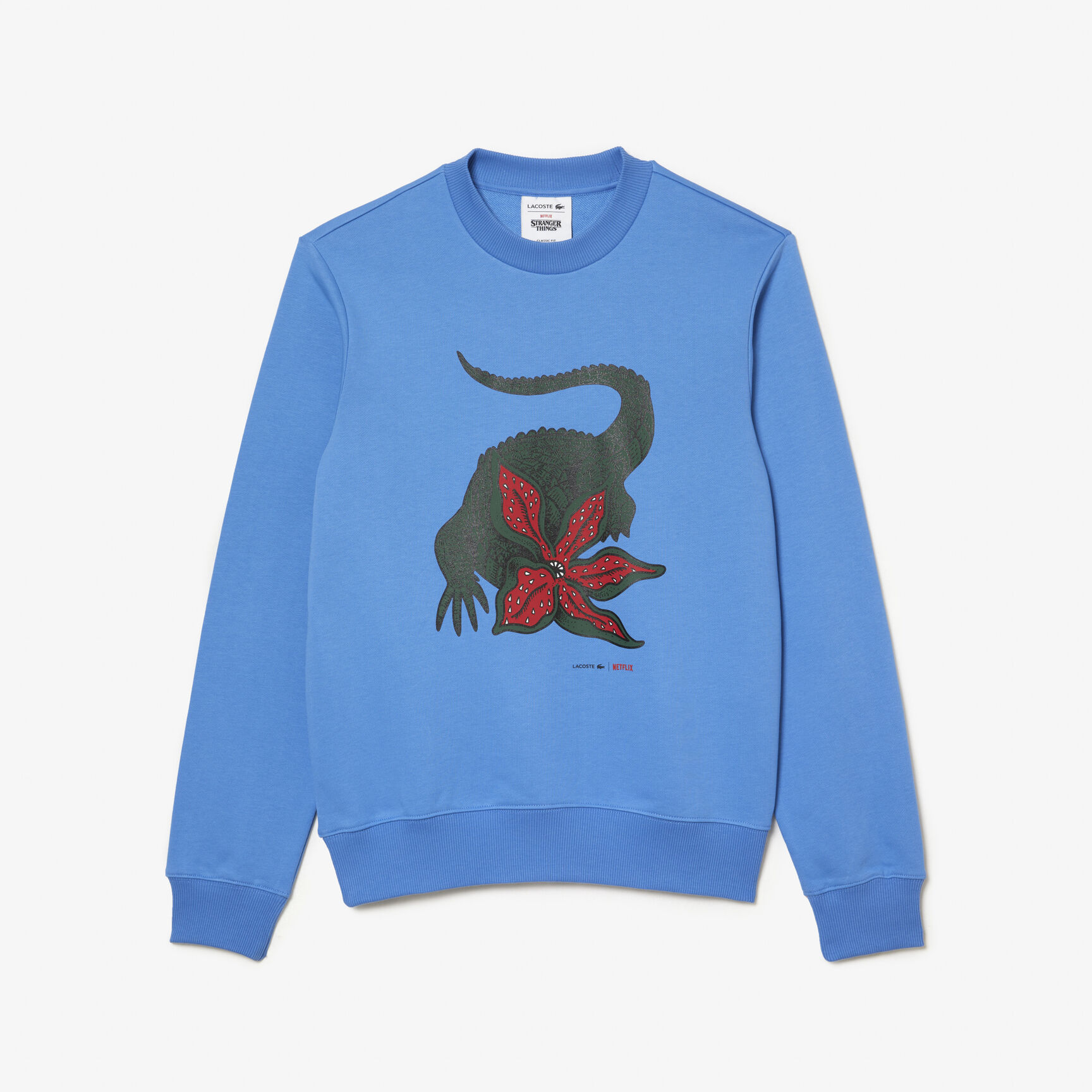 Men’s Lacoste x Netflix Organic Cotton Print Sweatshirt