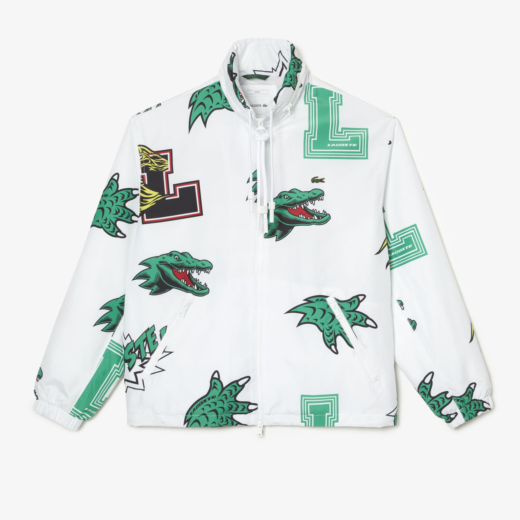 Unisex Lacoste Holiday Water-Repellent Taffeta Jacket unisex lacoste holiday water repellent taffeta jacket