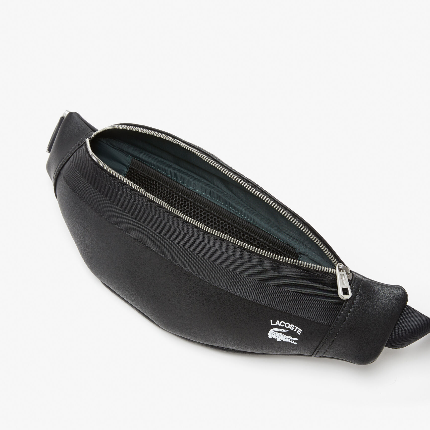 حقيبة خصر لاكوست بنقشة إحداثيات بلون مغاير للجنسين