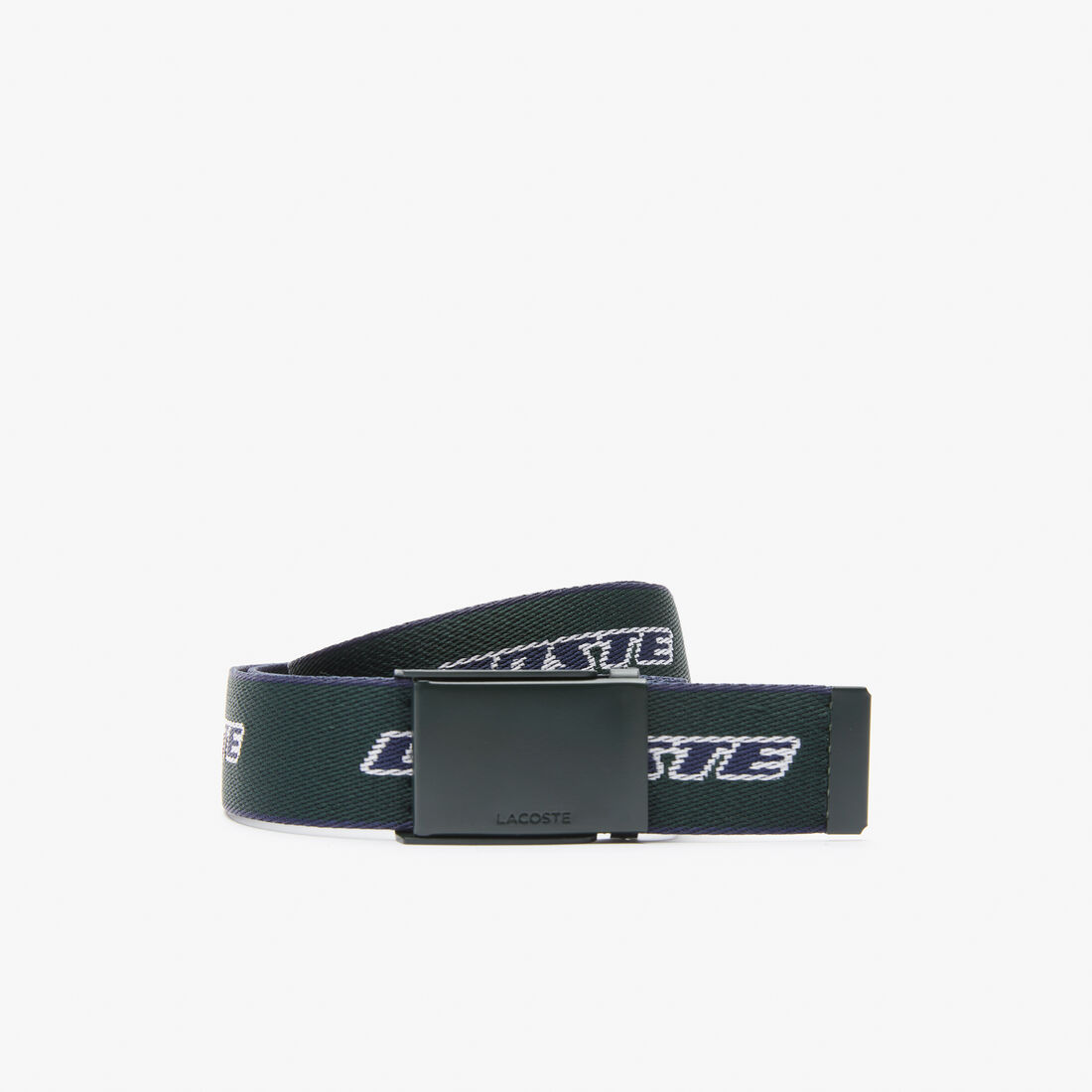 Men's Lacoste Contrast Branded Canvas Belt