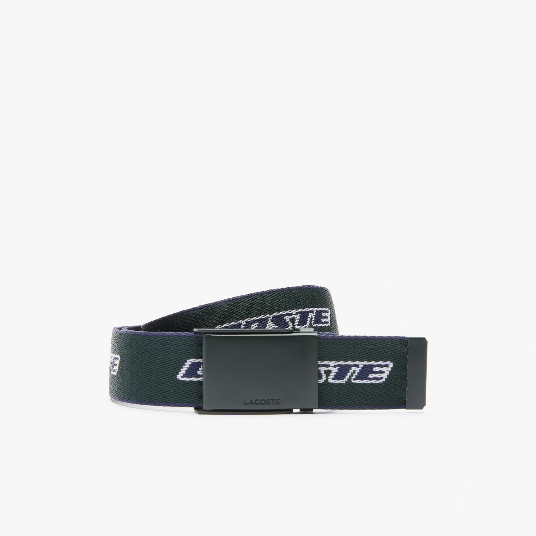 Men's Lacoste Contrast Branded Canvas Belt Men's Lacoste Contrast Branded Canvas Belt