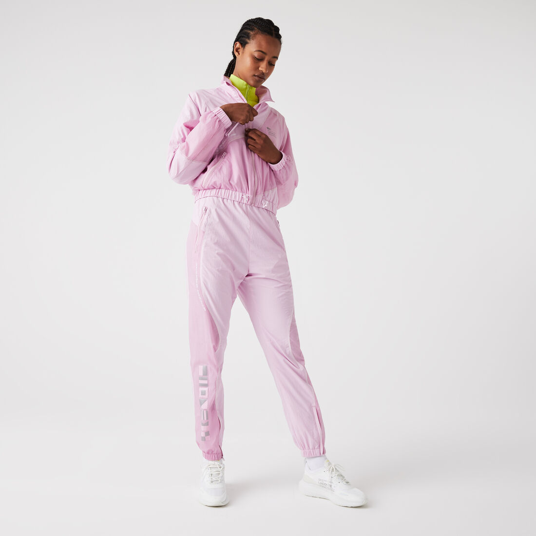 جاكيت لاكوست نايلون ببطانة شبكية للنساء جاكيت لاكوست نايلون ببطانة شبكية للنساء