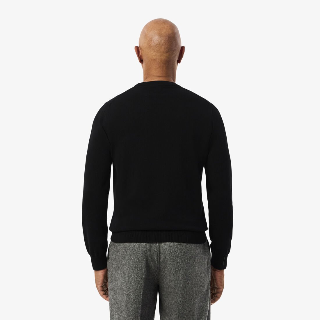 Monochrome Crew Neck Cotton Sweater Monochrome Crew Neck Cotton Sweater