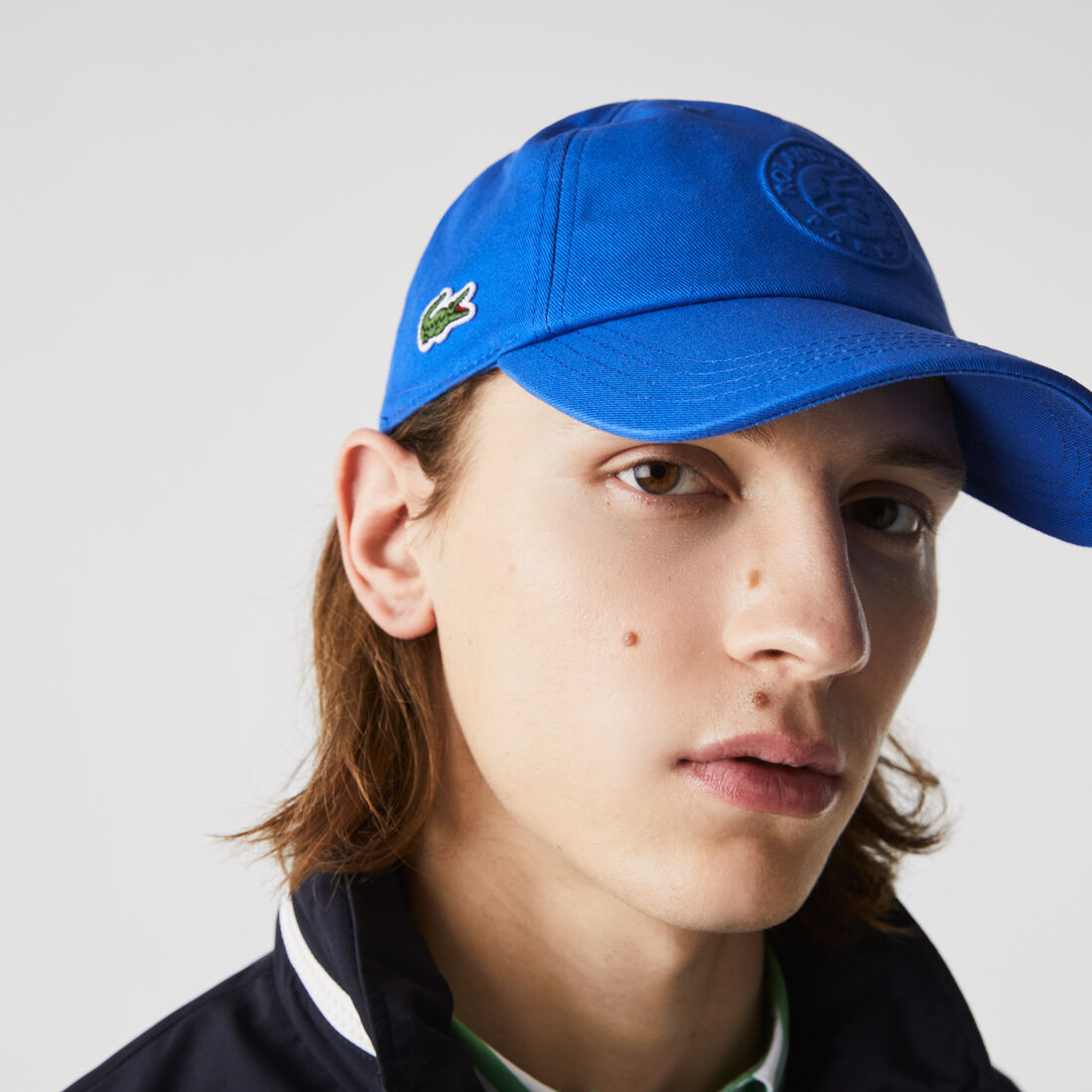 كاب قطن برقعة French Open للرجال مجموعة Lacoste SPORT