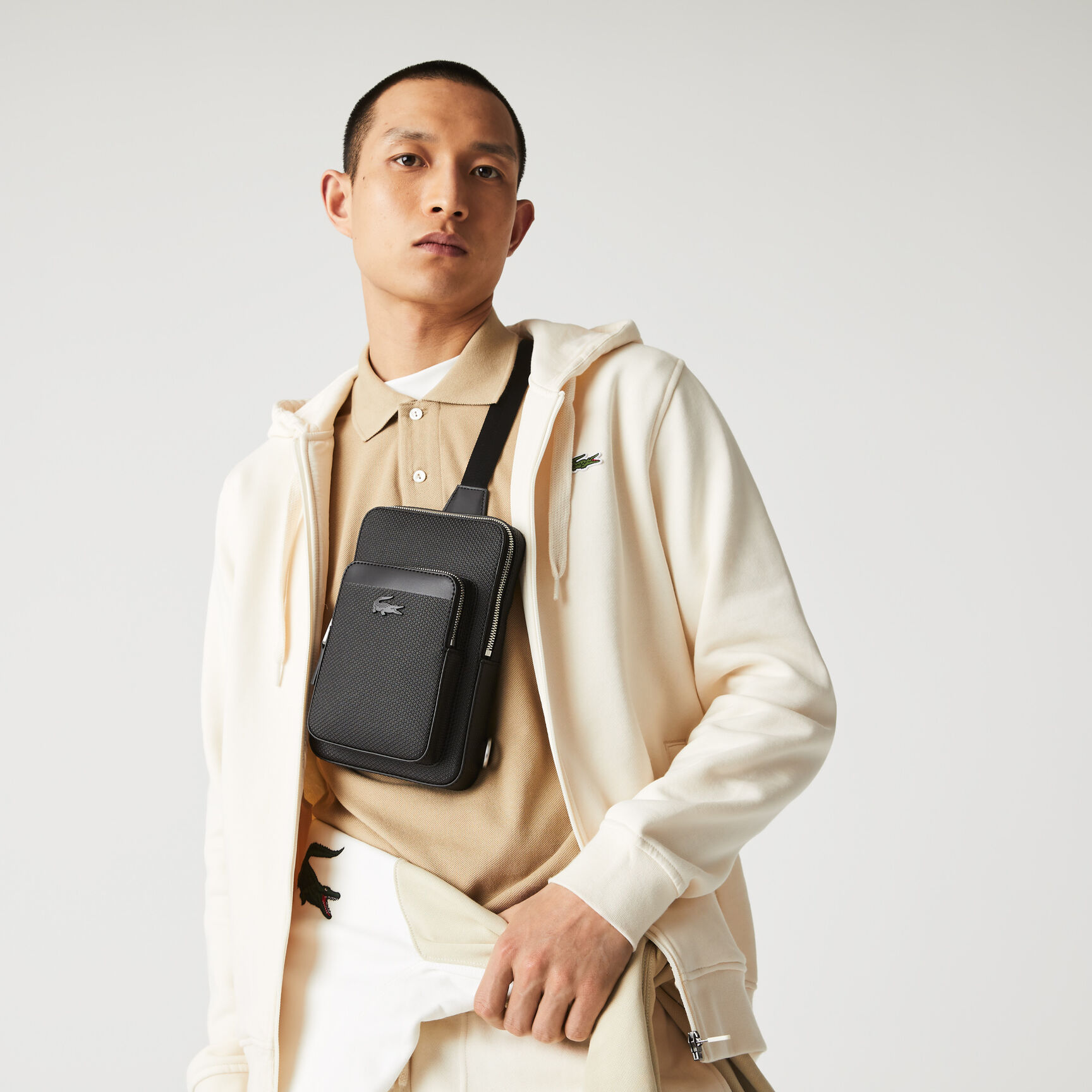 Men's Chantaco Piqué Leather Body Bag Men's Chantaco Piqué Leather Body Bag