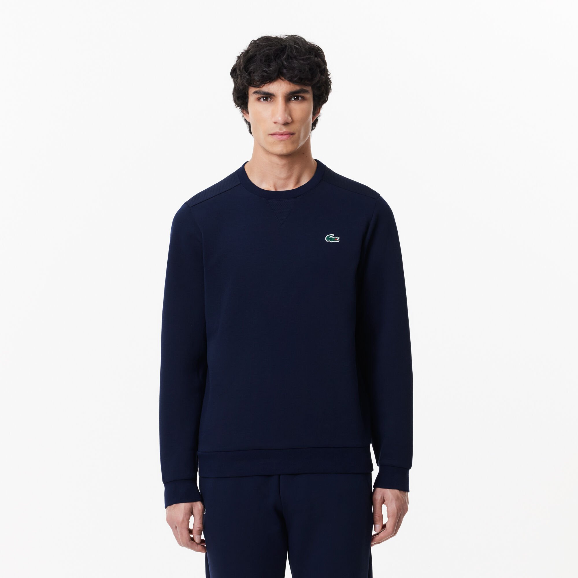 Lacoste sport sleeve panel sweatshirt store