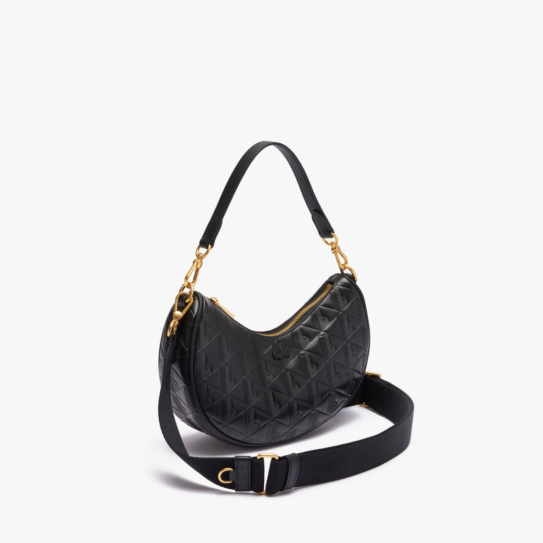 Maheki Embossed Leather Half Moon Purse Maheki Embossed Leather Half Moon Purse