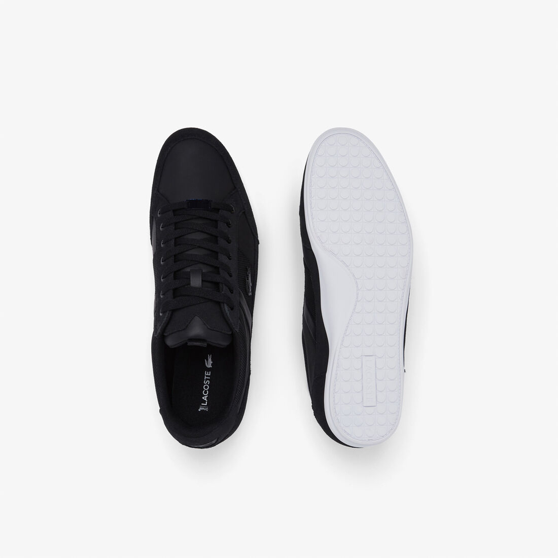 Men's Lacoste Chaymon Leather Color Contrast Sneakers Men's Lacoste Chaymon Leather Color Contrast Sneakers