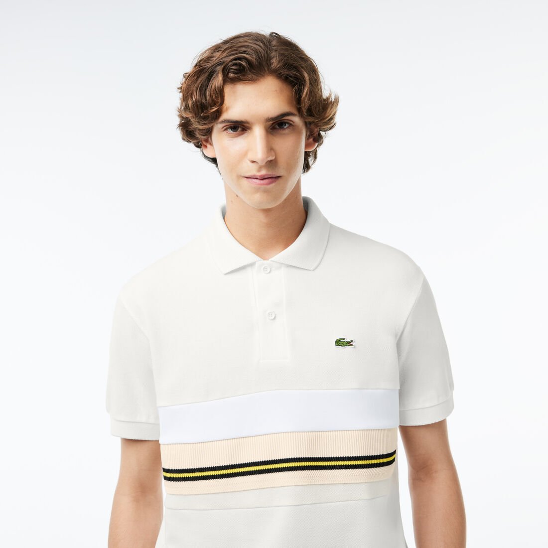 French Made Contrast Stripe Polo Shirt French Made Contrast Stripe Polo Shirt