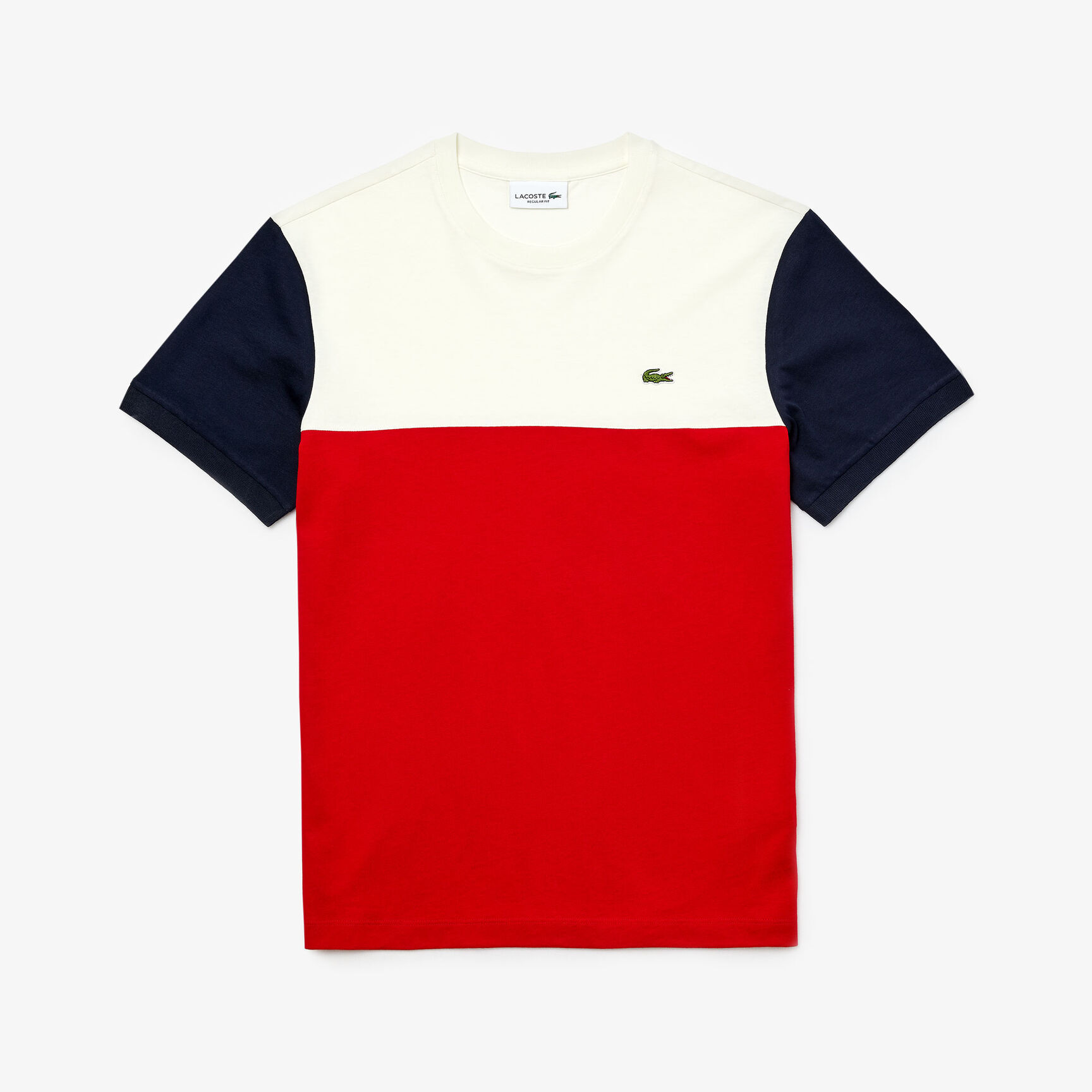 Men's Cotton Colourblock Crew Neck T-shirt