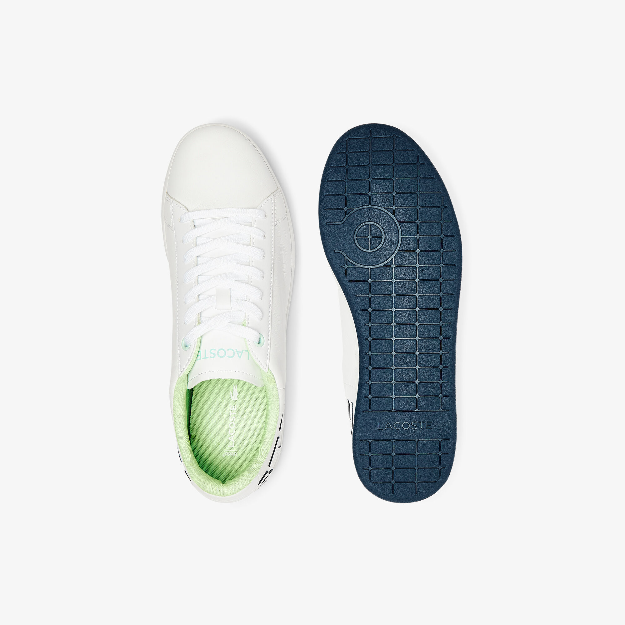 Men's Carnaby Evo Leather and Citrus Accent Trainers Men's Carnaby Evo Leather and Citrus Accent Trainers