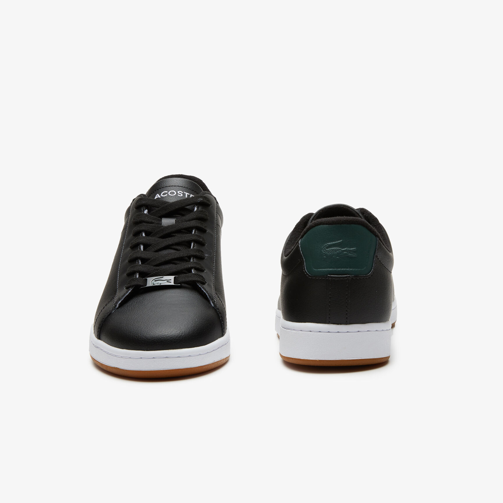 Men's Lacoste Carnaby Leather Color Contrast Sneakers Men's Lacoste Carnaby Leather Color Contrast Sneakers