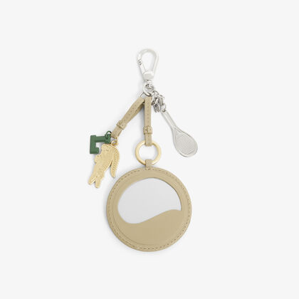 Tennis Racket Mirror L Charms Key Ring Tennis Racket Mirror L Charms Key Ring