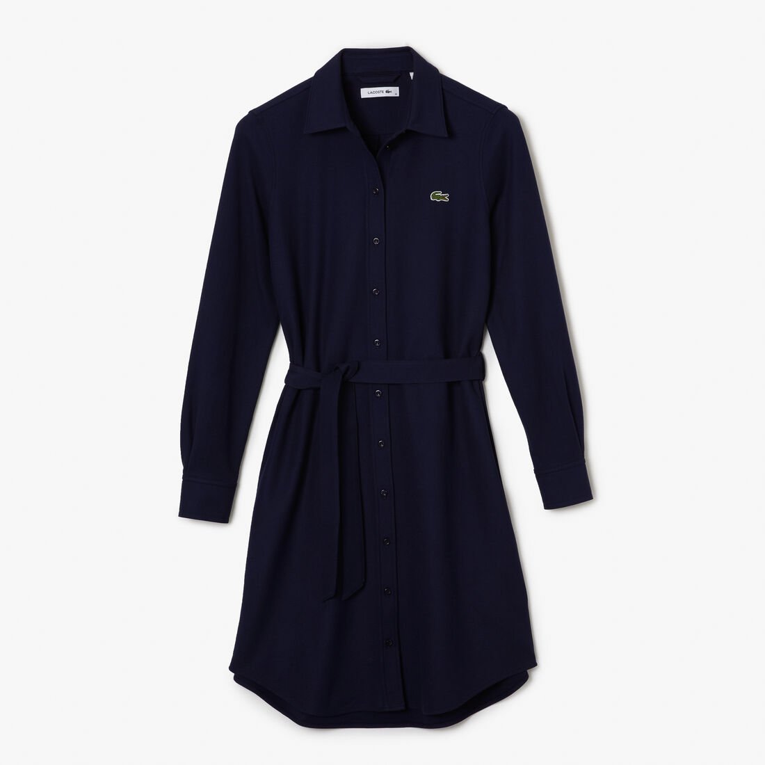 Women's Lacoste Adjustable Cotton Pique Polo Dress Women's Lacoste Adjustable Cotton Pique Polo Dress