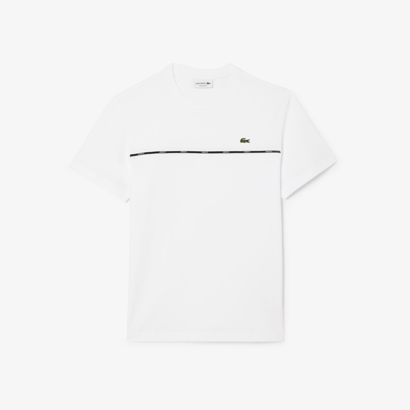 Lacoste Trim Cotton Jersey T-shirt