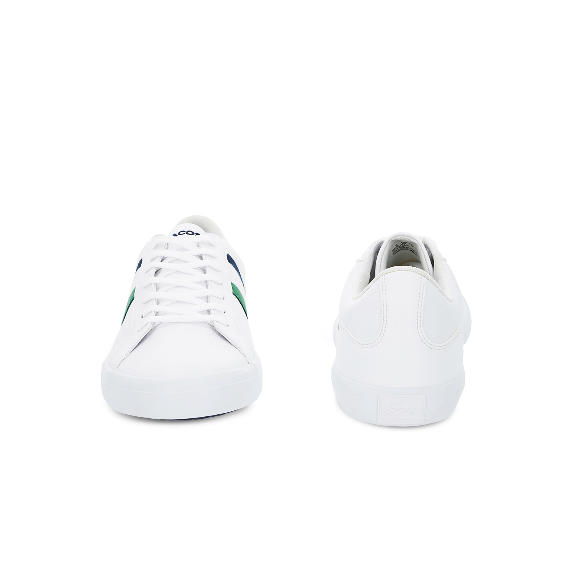 Buy Men s Lerond Tumbled Leather Trainers Lacoste EG