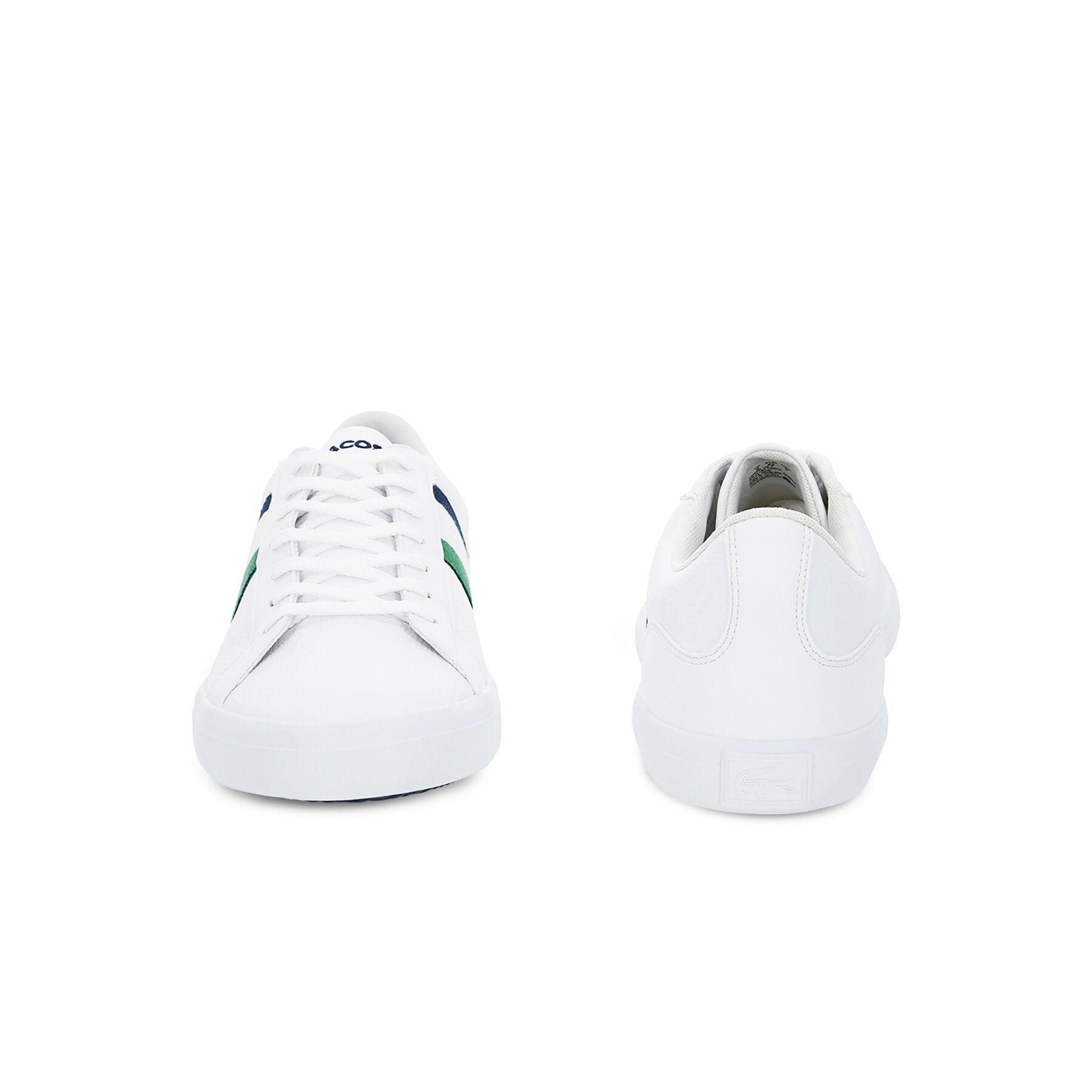 Men's Lerond Tumbled Leather Trainers lacoste men s lerond tumbled leather trainers