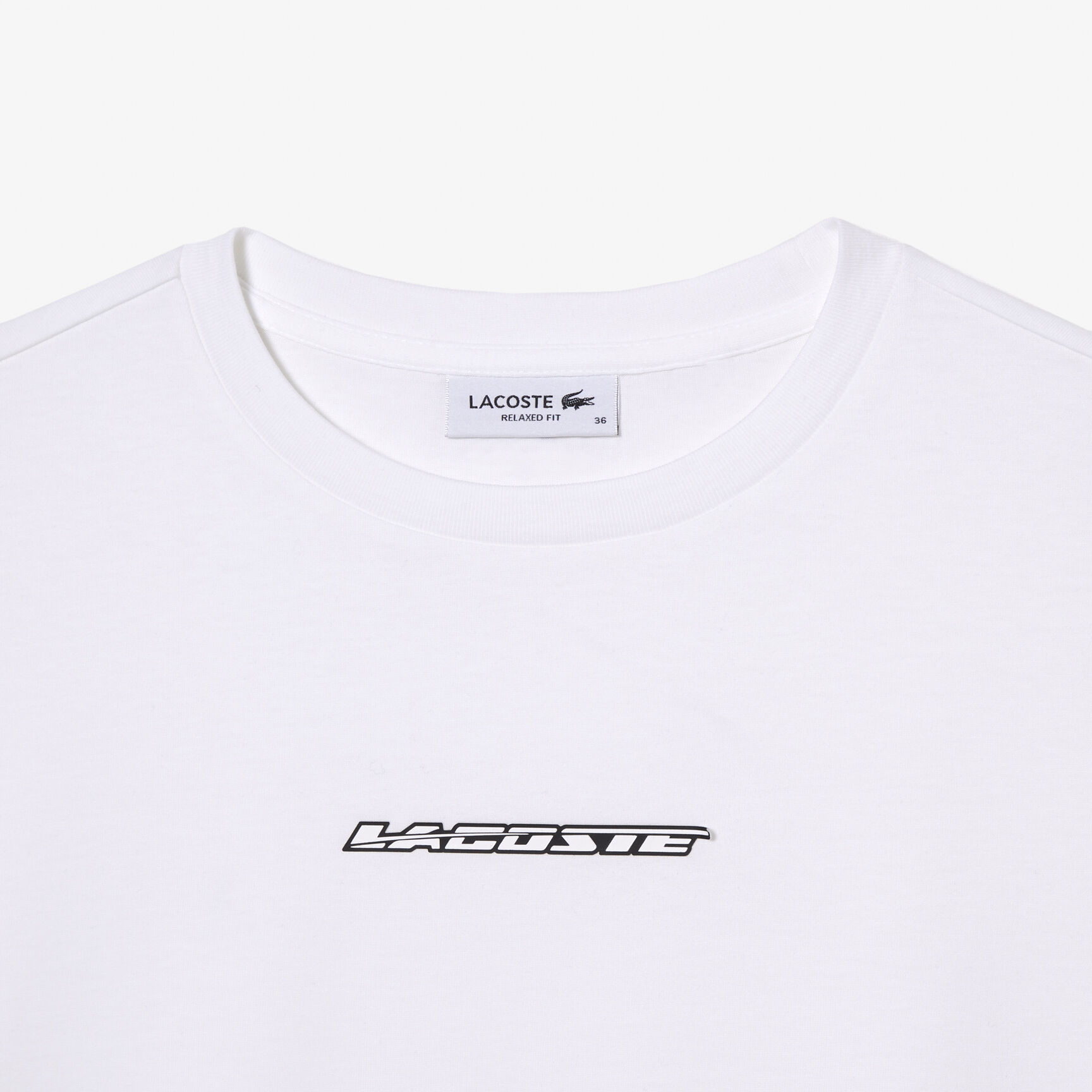 Women's Lacoste Jersey Contrast Print T-shirt Women's Lacoste Jersey Contrast Print T-shirt