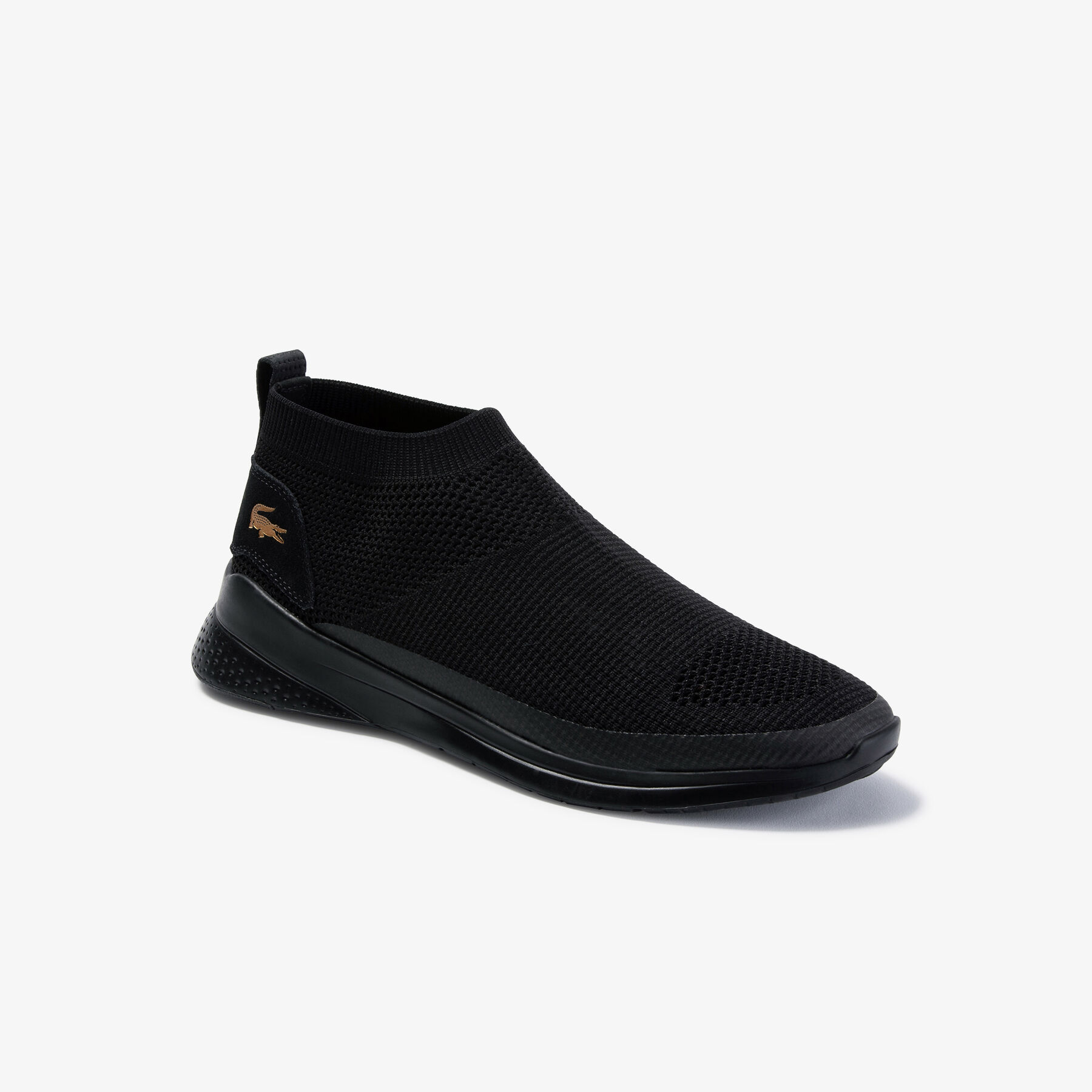 Men's LT Fit Sock Textile and Suede Slip-ons lacoste men s lt fit sock textile and suede slip ons