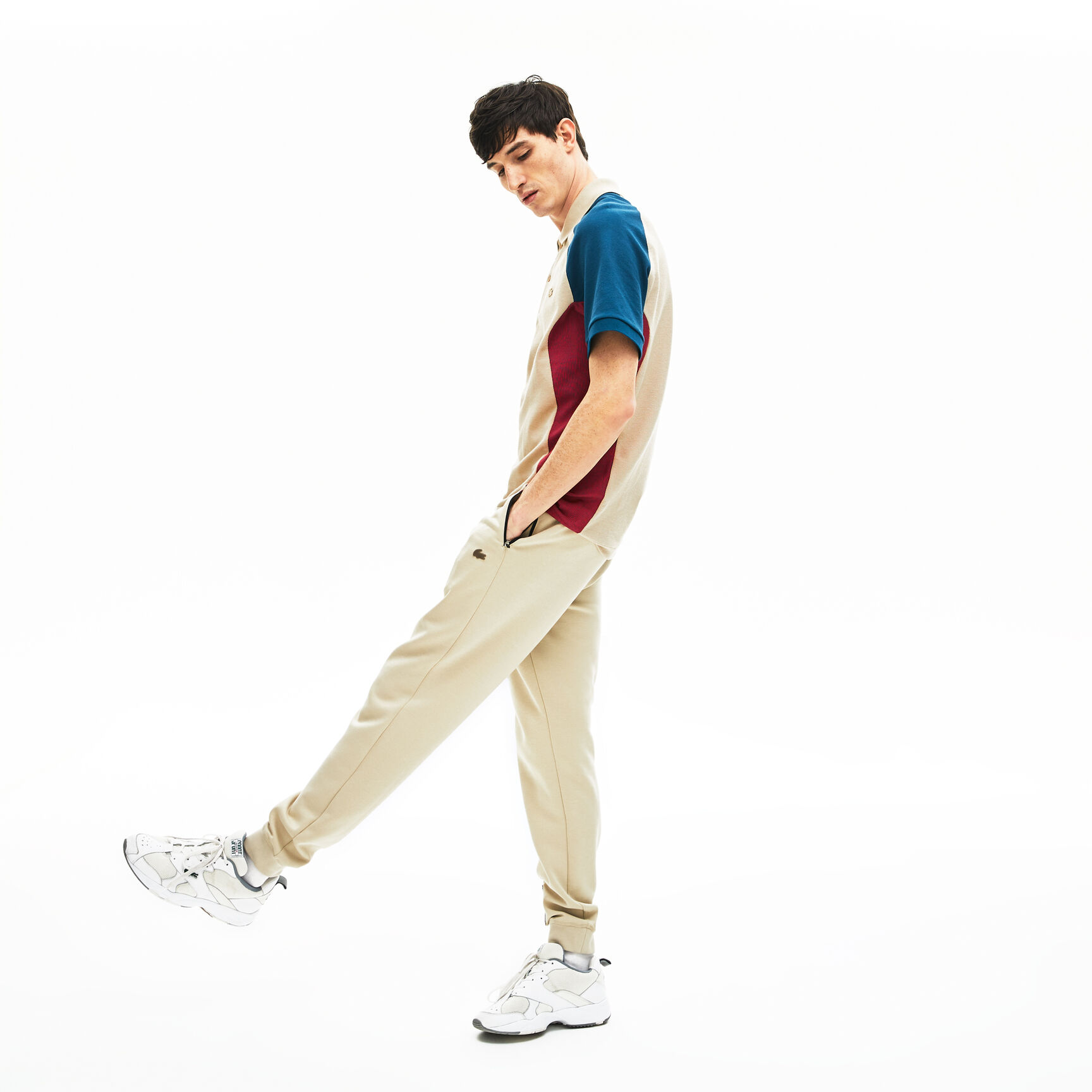 Men's Lacoste Colourblock Piqué Polo Shirt Men's Lacoste Colourblock Piqué Polo Shirt
