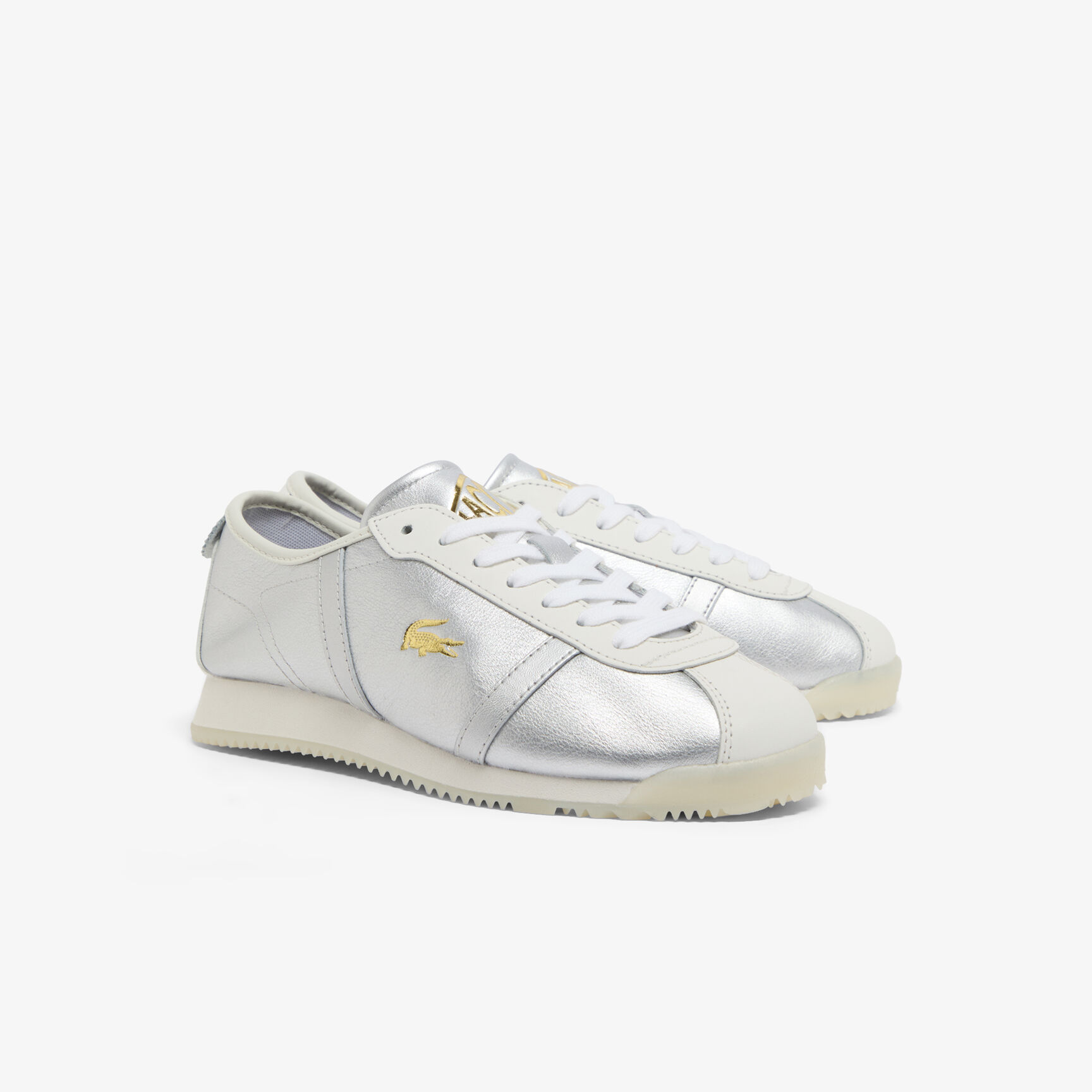 حذاء رياضي نسائي منخفض من الجلد