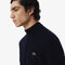 Zipped High Neck Cotton Sweater Zipped High Neck Cotton Sweater