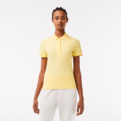 Women's Lacoste Slim Fit Stretch Cotton Pique Polo Shirt