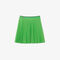 lacoste short pleated elastic waist skirt